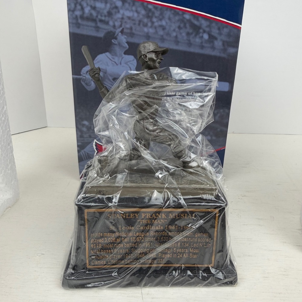St Louis Cardinals Stan Musial The Man Replica Statue Edward Jones SGA Figurine - Picture 7 of 12